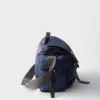 Τσάντα ώμου από Re-Nylon και δέρμα Τσάντα ώμου από Re-Nylon και δέρμα