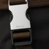 Τσάντα ώμου από Re-Nylon και δέρμα Τσάντα ώμου από Re-Nylon και δέρμα