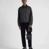 Τσάντα ώμου από Re-Nylon και δέρμα Saffiano Τσάντα ώμου από Re-Nylon και δέρμα Saffiano