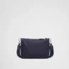 Τσάντα ώμου από Re-Nylon και δέρμα Saffiano Τσάντα ώμου από Re-Nylon και δέρμα Saffiano