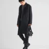 Τσάντα ώμου από Re-Nylon και δέρμα Saffiano Τσάντα ώμου από Re-Nylon και δέρμα Saffiano