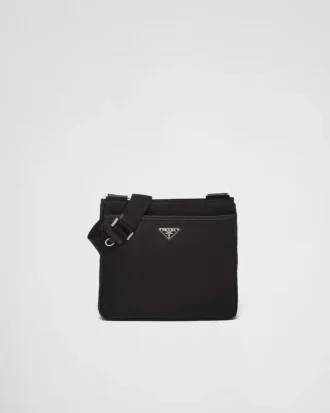 Τσάντα ώμου από Re-Nylon και Saffiano