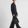 Τσάντα ώμου από Re-Nylon και Saffiano Τσάντα ώμου από Re-Nylon και Saffiano