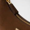 Τσάντα ώμου Prada Arqua από σουέτ Τσάντα ώμου Prada Arqua από σουέτ