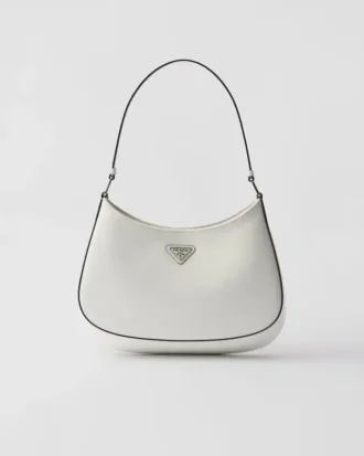 Τσάντα ώμου Prada Cleo από βουρτσισμένο δέρμα Τσάντα ώμου Prada Cleo από βουρτσισμένο δέρμα