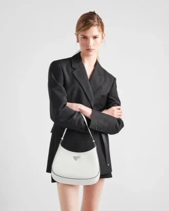 Τσάντα ώμου Prada Cleo από βουρτσισμένο δέρμα Τσάντα ώμου Prada Cleo από βουρτσισμένο δέρμα