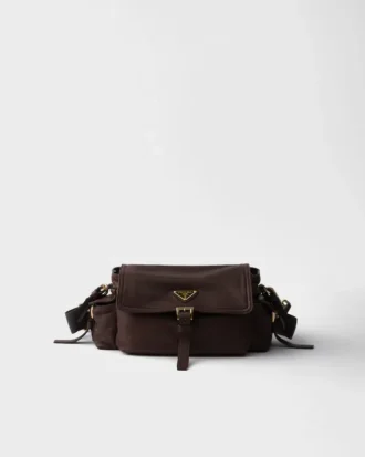 Τσάντα ώμου Prada Explore Medium από δέρμα Nappa με πτερύγιο