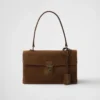 Τσάντα ώμου Prada Soft Medium από σουέτ Τσάντα ώμου Prada Soft Medium από σουέτ