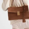 Τσάντα ώμου Prada Soft Medium από σουέτ Τσάντα ώμου Prada Soft Medium από σουέτ