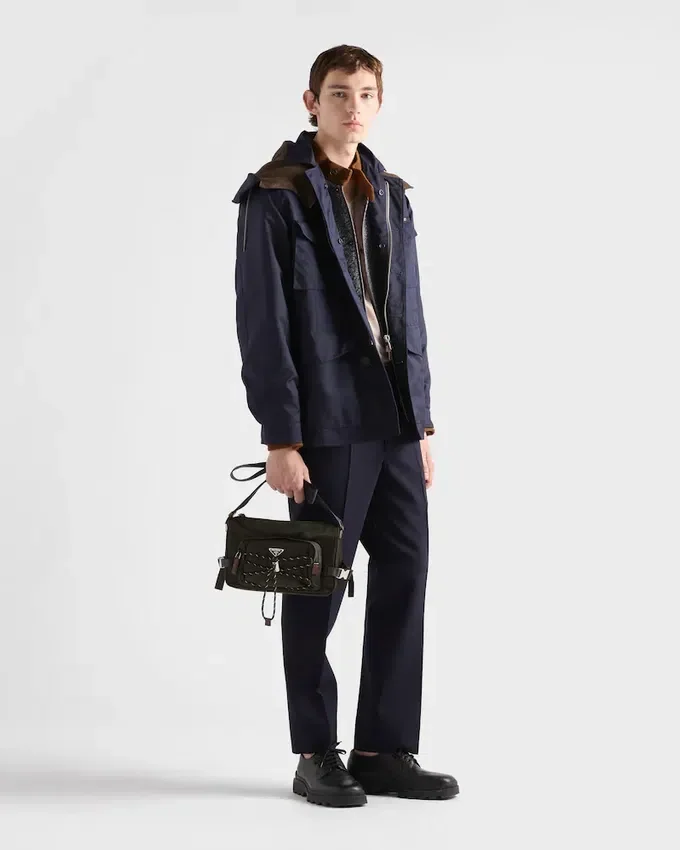 Τσάντα ώμου Prada Speedrock από Re-Nylon και δέρμα Τσάντα ώμου Prada Speedrock από Re-Nylon και δέρμα
