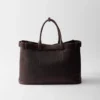 Τσάντα Prada από δέρμα Nappa με αγκράφα