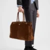 Τσάντα Prada Bonnie από σουέτ Τσάντα Prada Bonnie από σουέτ