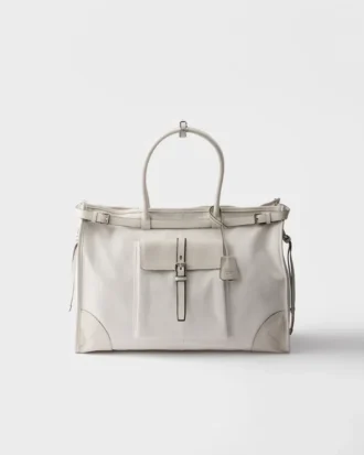 Τσάντα Prada Bonnie από τζιν και δέρμα Τσάντα Prada Bonnie από τζιν και δέρμα
