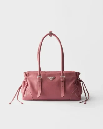 Τσάντα Prada Bonnie Medium από δέρμα με παλαιωμένη όψη