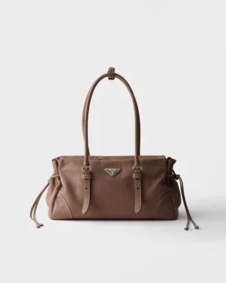 Τσάντα Prada Bonnie Medium από δέρμα με παλαιωμένη όψη