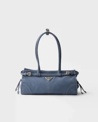 Τσάντα Prada Bonnie Medium από δέρμα Nubuck