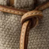 Τσάντα Prada Bonnie Medium από λινό και δέρμα Τσάντα Prada Bonnie Medium από λινό και δέρμα