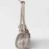 Τσάντα Prada Bonnie Medium από λινό με τύπωμα και δέρμα Τσάντα Prada Bonnie Medium από λινό με τύπωμα και δέρμα