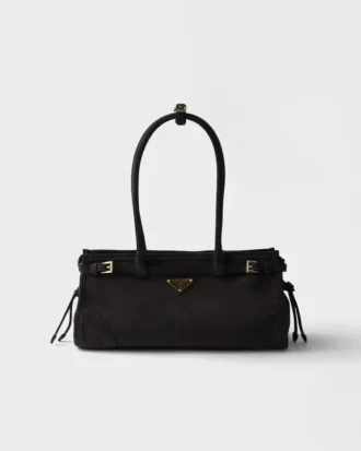 Τσάντα Prada Bonnie Medium από σουέτ