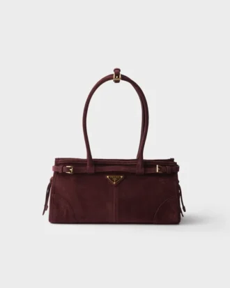Τσάντα Prada Bonnie Medium από σουέτ