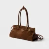 Τσάντα Prada Bonnie Medium από σουέτ Τσάντα Prada Bonnie Medium από σουέτ
