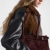 Τσάντα Prada Bonnie Medium από σουέτ Τσάντα Prada Bonnie Medium από σουέτ