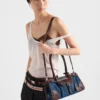 Τσάντα Prada Bonnie Medium από τζιν και δέρμα Τσάντα Prada Bonnie Medium από τζιν και δέρμα