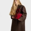 Τσάντα Prada Bowling Medium από σουέτ Τσάντα Prada Bowling Medium από σουέτ