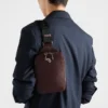 Τσάντα Prada Brique από δέρμα Saffiano Τσάντα Prada Brique από δέρμα Saffiano