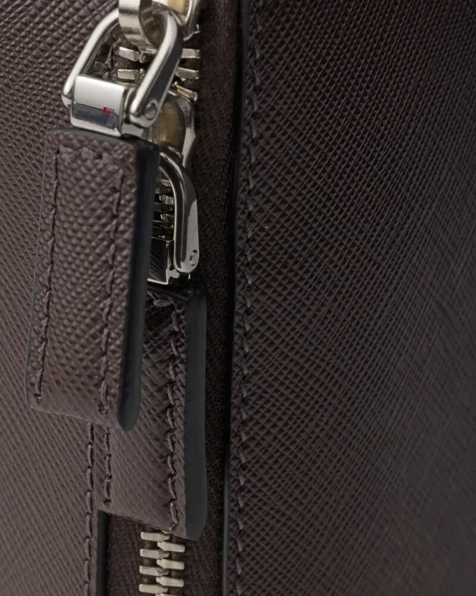 Τσάντα Prada Brique από δέρμα Saffiano Τσάντα Prada Brique από δέρμα Saffiano