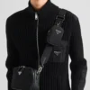 Τσάντα Prada Brique από Re-Nylon και δέρμα Saffiano Τσάντα Prada Brique από Re-Nylon και δέρμα Saffiano