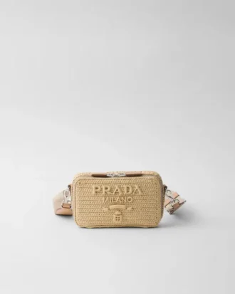 Τσάντα Prada Brique με πλέξη