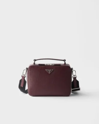 Τσάντα Prada Brique Medium από δέρμα Saffiano