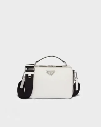 Τσάντα Prada Brique Medium από δέρμα Saffiano