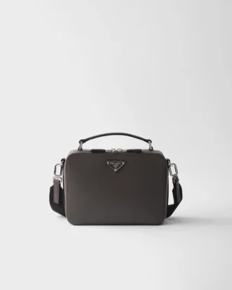Τσάντα Prada Brique Medium από δέρμα Saffiano