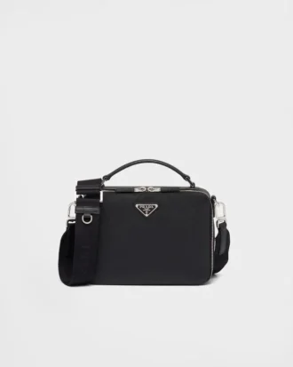 Τσάντα Prada Brique Medium από δέρμα Saffiano Τσάντα Prada Brique Medium από δέρμα Saffiano