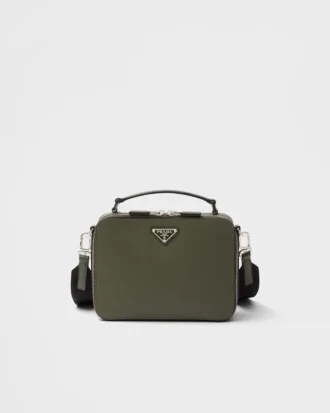Τσάντα Prada Brique Medium από δέρμα Saffiano