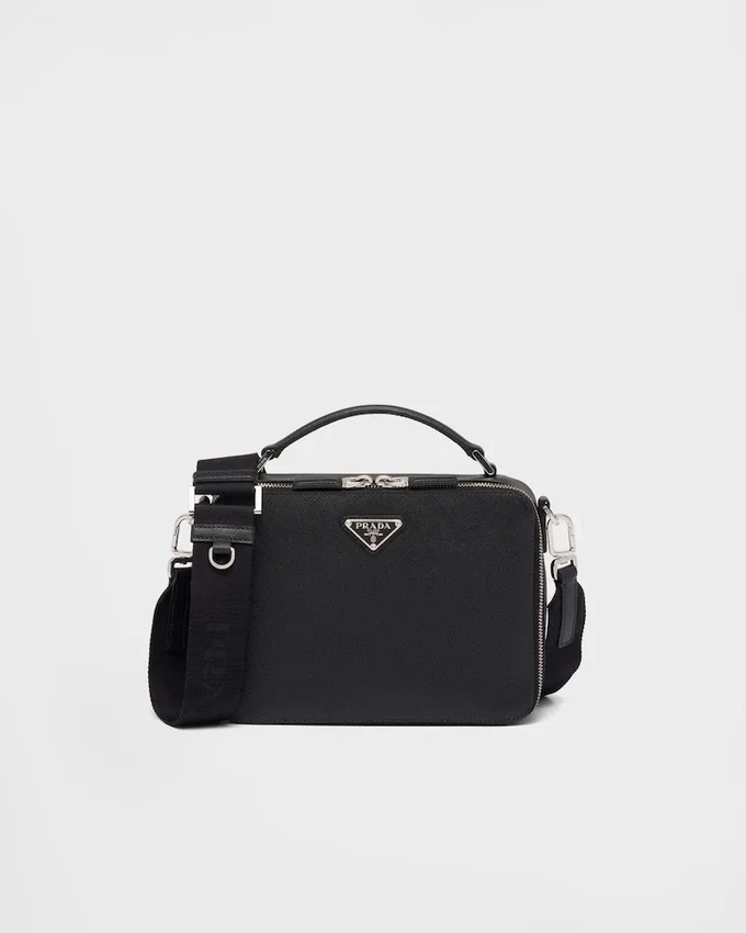 Τσάντα Prada Brique Medium από δέρμα Saffiano Τσάντα Prada Brique Medium από δέρμα Saffiano