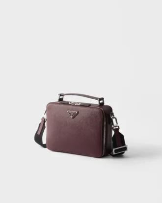 Τσάντα Prada Brique Medium από δέρμα Saffiano