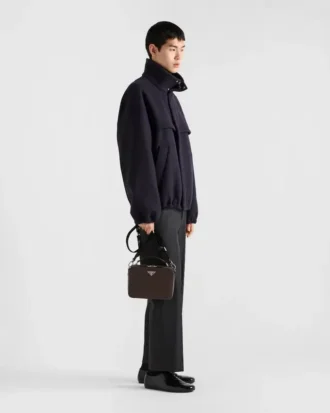 Τσάντα Prada Brique Medium από δέρμα Saffiano