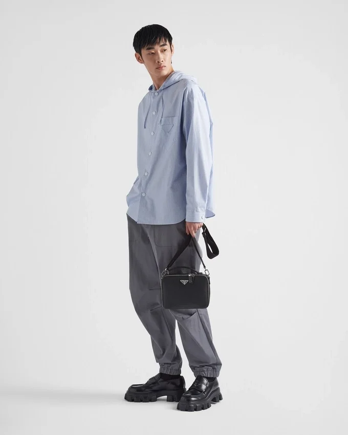 Τσάντα Prada Brique Medium από δέρμα Saffiano Τσάντα Prada Brique Medium από δέρμα Saffiano