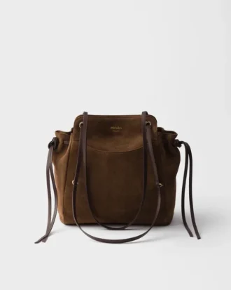 Τσάντα Prada Carry Medium Suede Tote