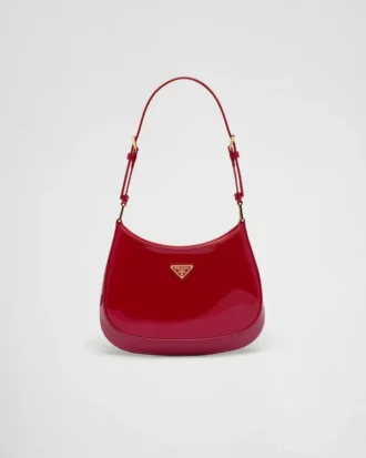 Τσάντα Prada Cleo από λουστρίνι