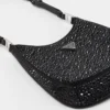 Τσάντα Prada Cleo από σατέν με κρύσταλλα Τσάντα Prada Cleo από σατέν με κρύσταλλα