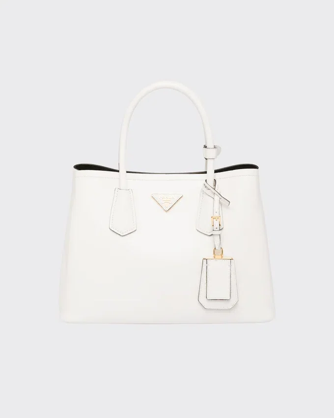 Τσάντα Prada Double Medium από δέρμα Saffiano Τσάντα Prada Double Medium από δέρμα Saffiano