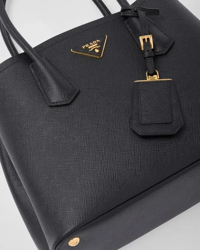 Τσάντα Prada Double Medium από δέρμα Saffiano Τσάντα Prada Double Medium από δέρμα Saffiano