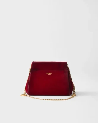 Τσάντα Prada EnchaîNa Mini από σουέτ