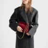 Τσάντα Prada EnchaîNa Mini από σουέτ Τσάντα Prada EnchaîNa Mini από σουέτ