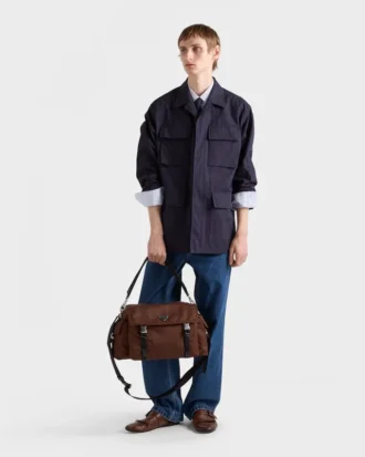 Τσάντα Prada Explore από Re-Nylon και δέρμα