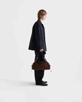 Τσάντα Prada Explore από Re-Nylon και δέρμα
